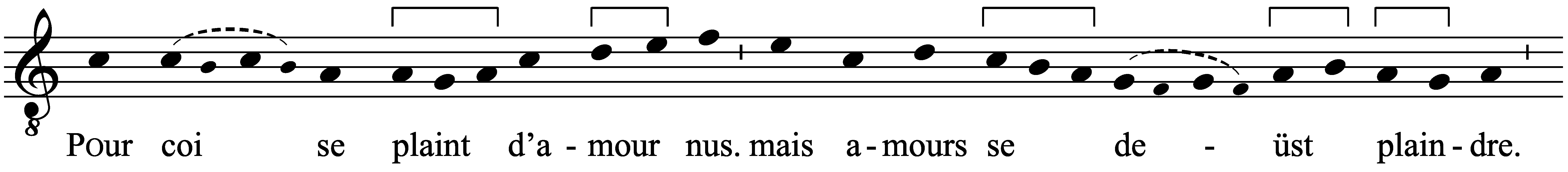 Work musical notation